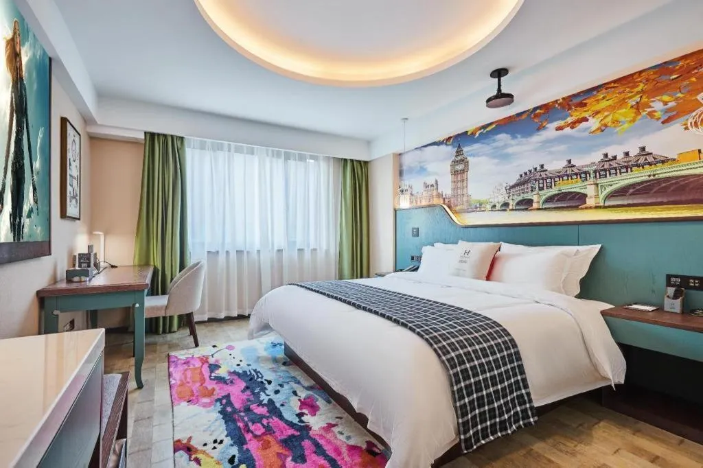 Bed in S·dor Hotel Hangzhou Xiaoshan Intertational Airport