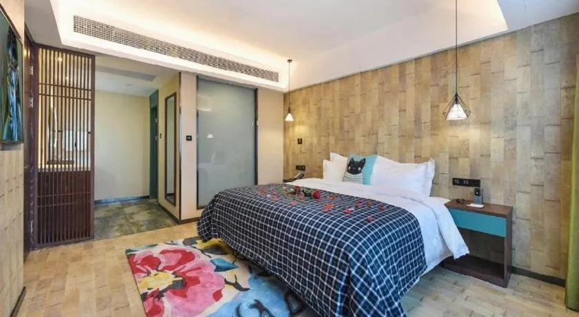 Bed in S·dor Hotel Hangzhou Xiaoshan Intertational Airport