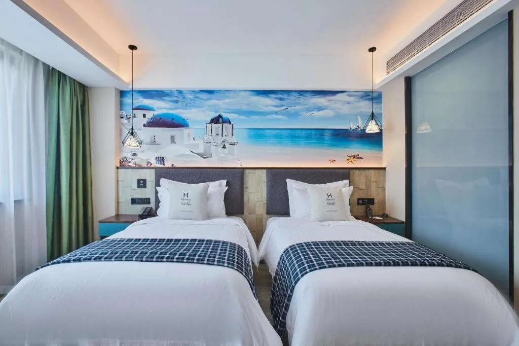 Bed in S·dor Hotel Hangzhou Xiaoshan Intertational Airport