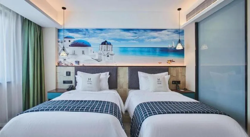 Bed in S·dor Hotel Hangzhou Xiaoshan Intertational Airport