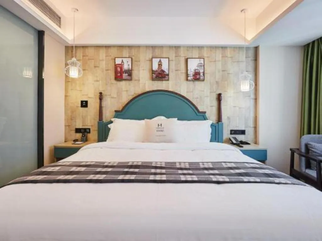 Bed in S·dor Hotel Hangzhou Xiaoshan Intertational Airport