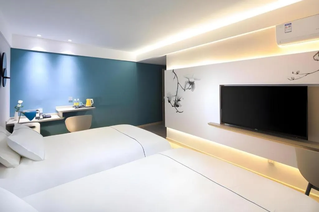 Bed in Magnotel Hotel·Shanghai Xintiandi