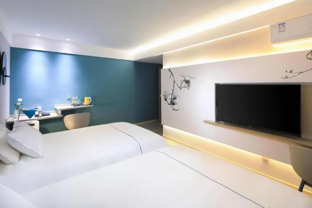 Bed in Magnotel Hotel·Shanghai Xintiandi