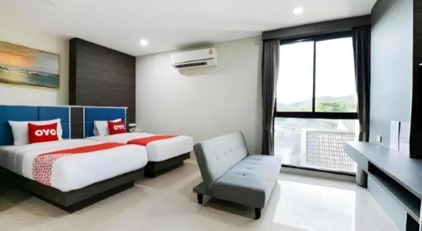 Bed in Sattahip 9 Boutique Hotel