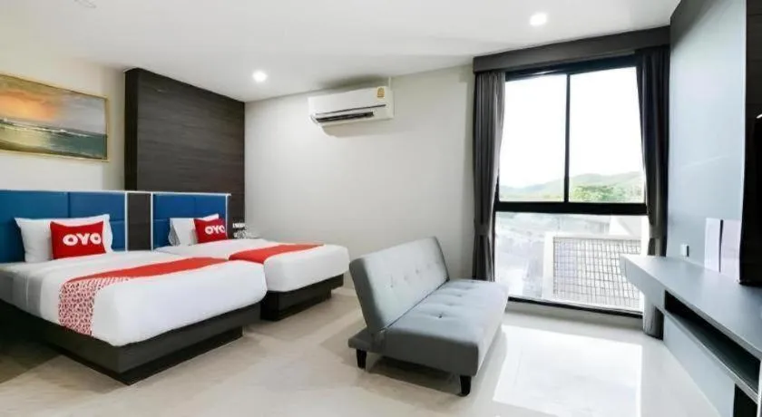 Bed in Sattahip 9 Boutique Hotel