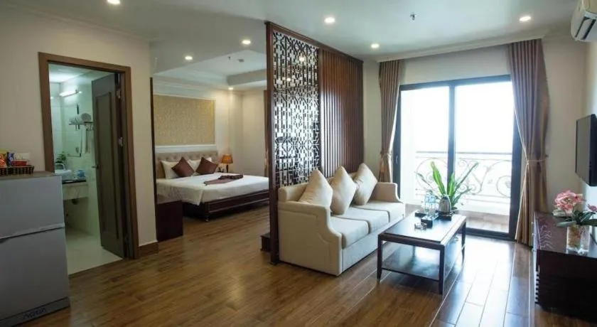 Bed in Kim Bao Hotel