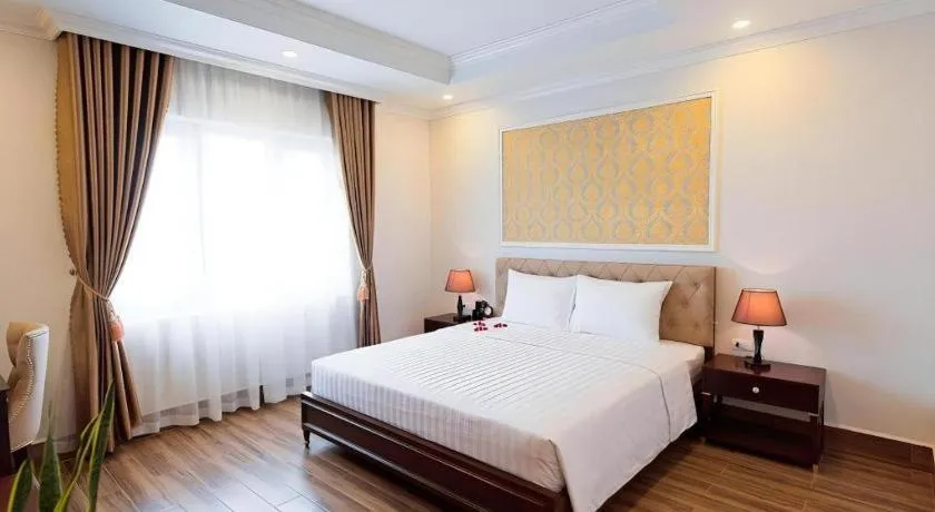 Bed in Kim Bao Hotel
