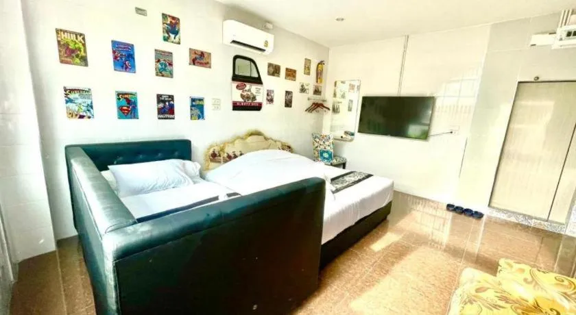 Bed in Oasis Hiso Hotel