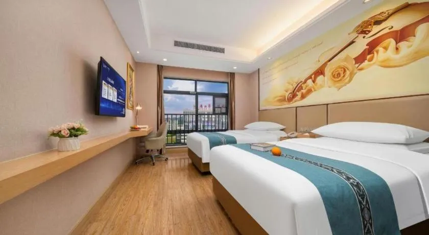 Bed in Vienna Hotel Nanning Xiangsi Lake University Town