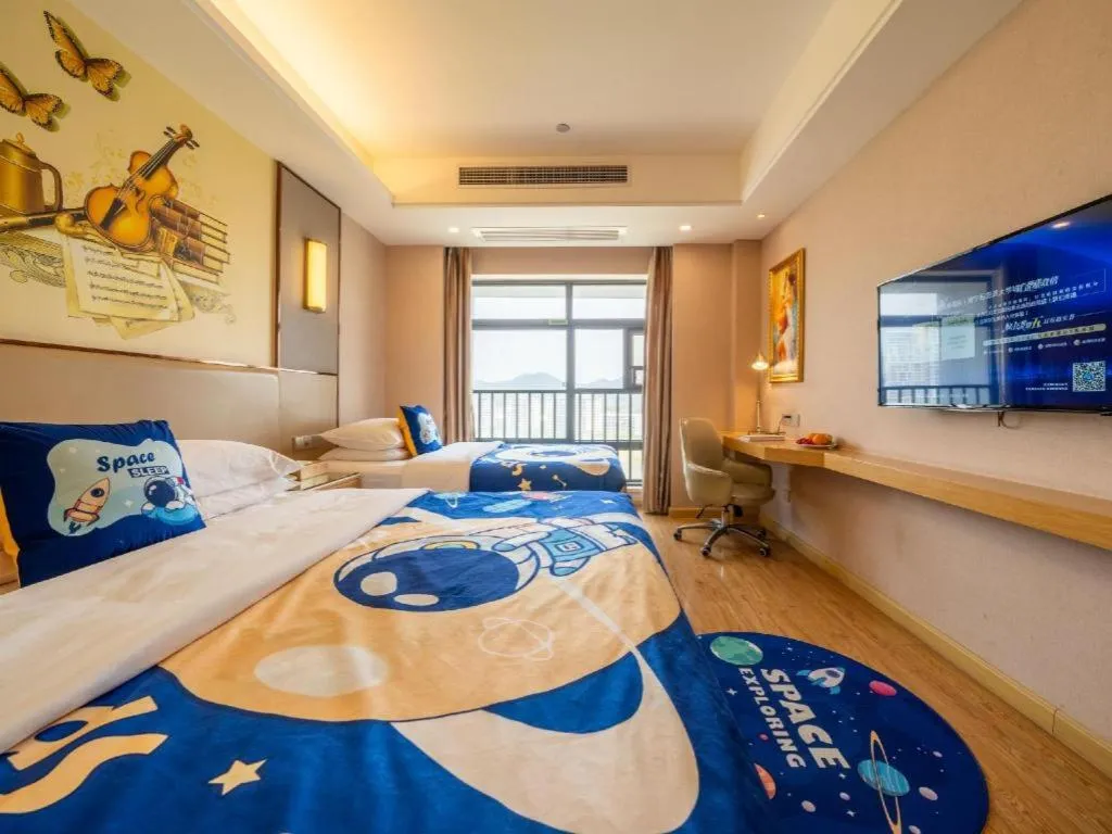 Bed in Vienna Hotel Nanning Xiangsi Lake University Town