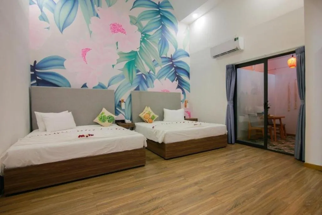 Bed in Green Oasis Hotel