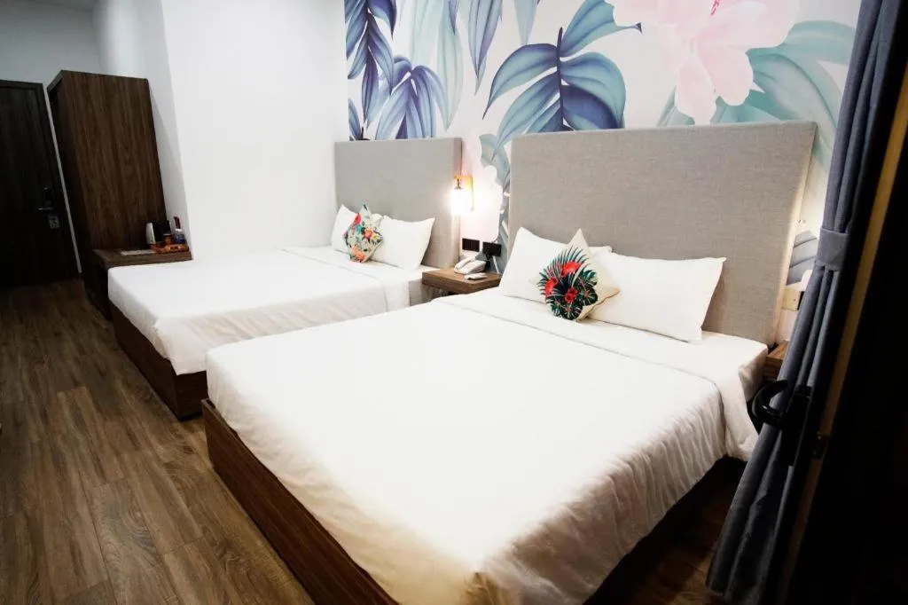 Bed in Green Oasis Hotel