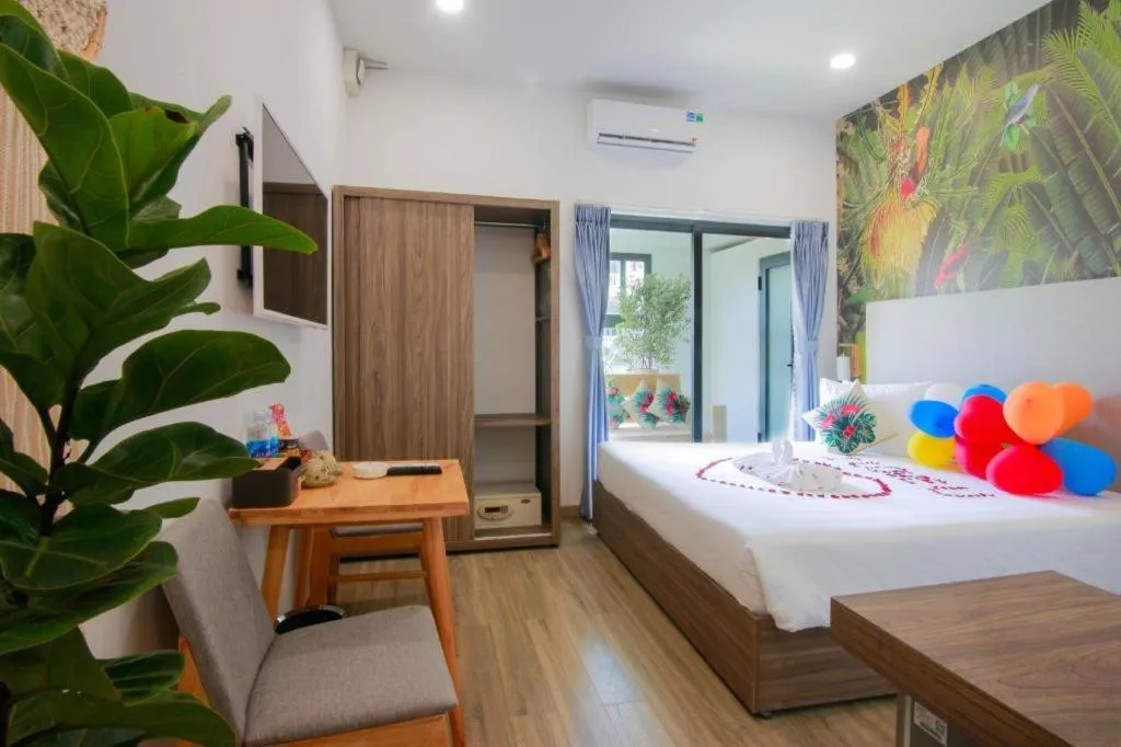 Bed in Green Oasis Hotel