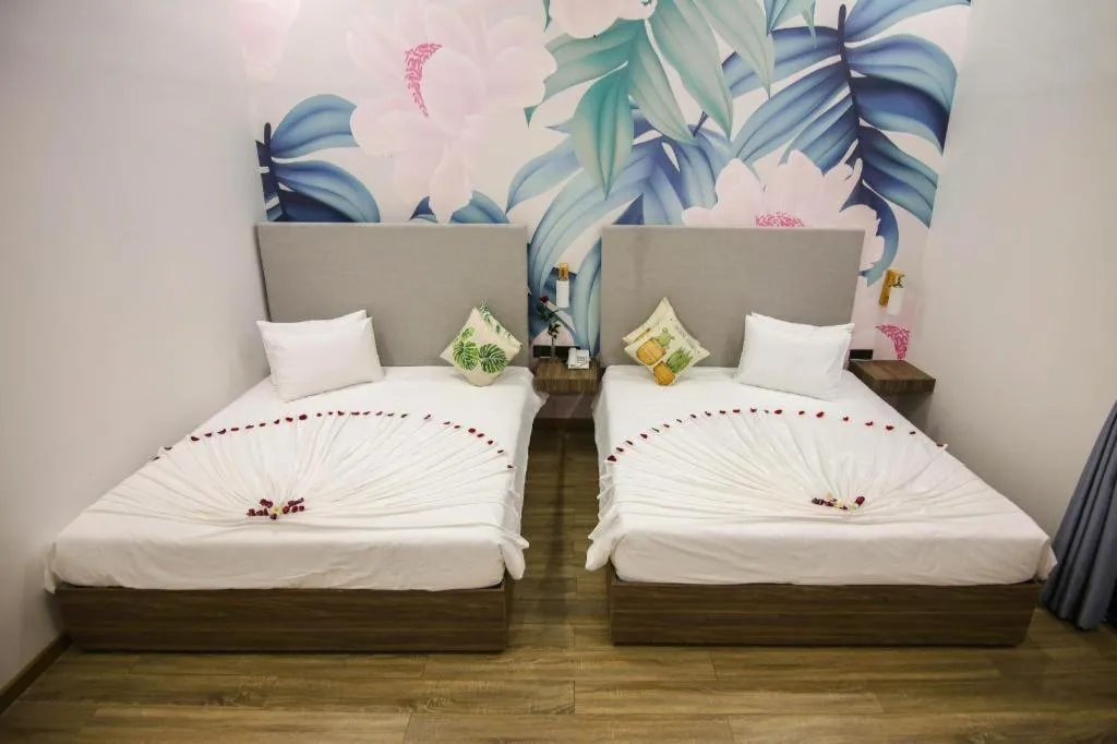 Bed in Green Oasis Hotel