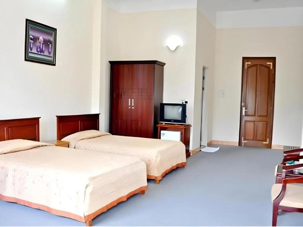 Bed in Khan Quang Do Hotel