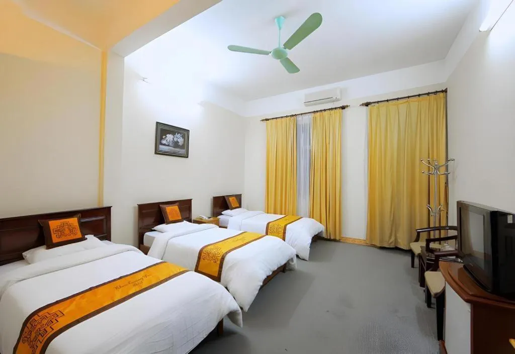 Bed in Khan Quang Do Hotel