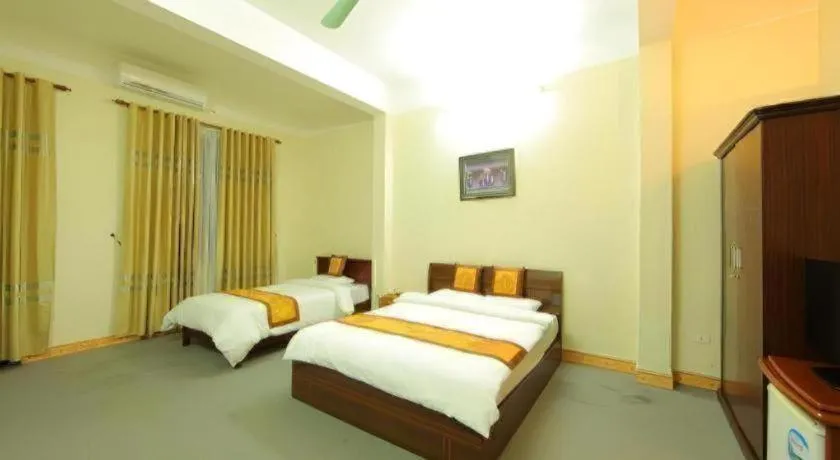 Bed in Khan Quang Do Hotel