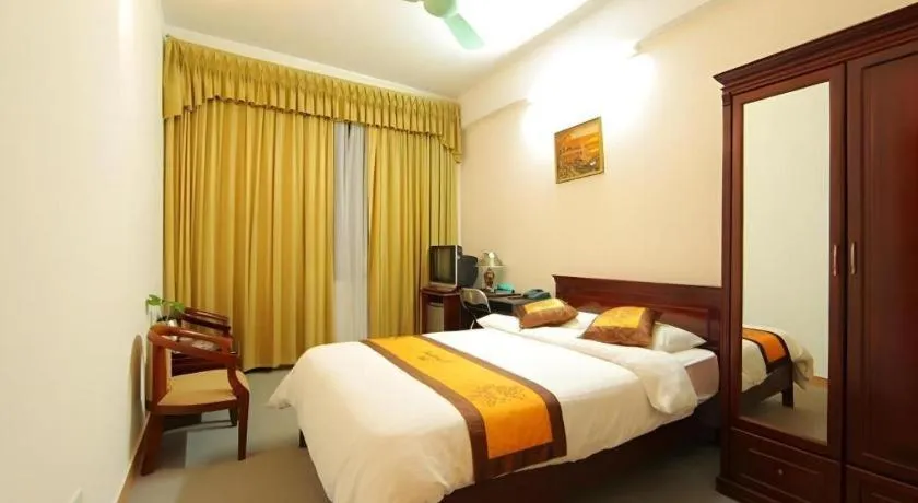 Bed in Khan Quang Do Hotel
