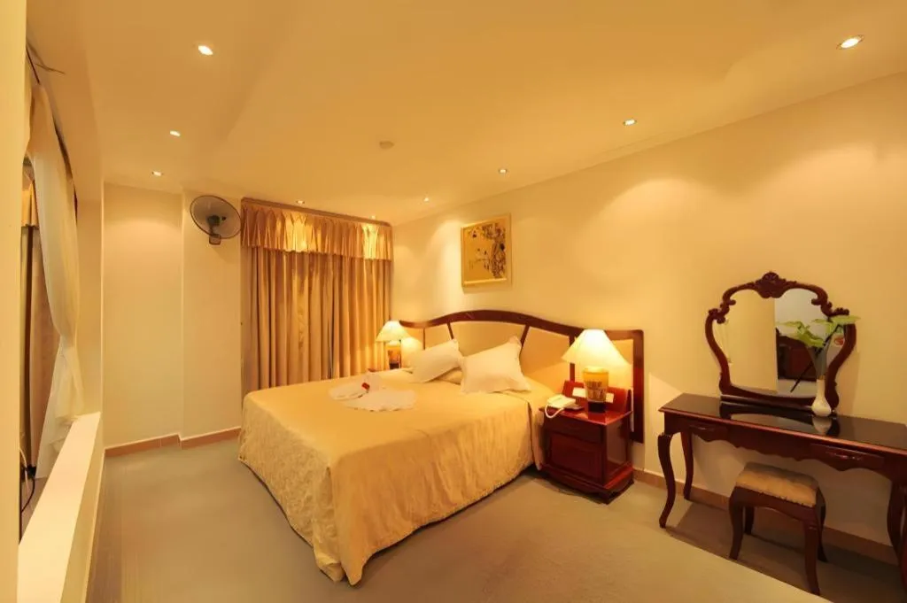 Bed in Khan Quang Do Hotel