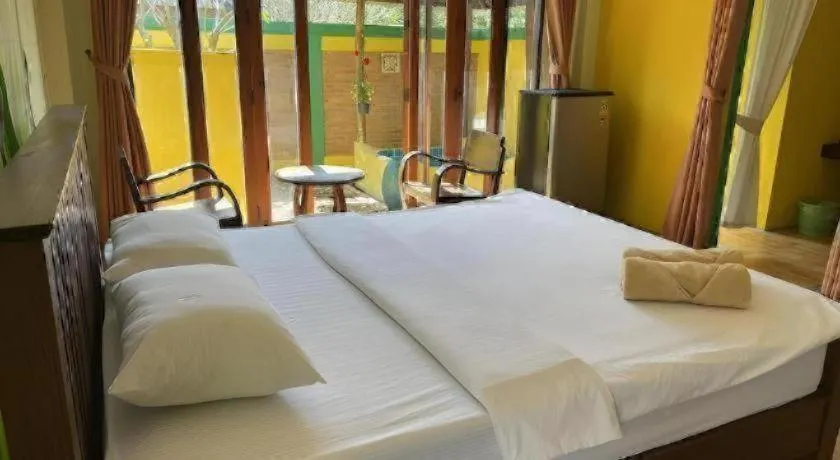 Bed in Aroma Pai Spa Hotel