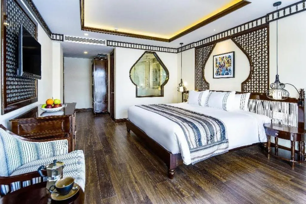 Bed in Le Pavillon Hoi An Paradise Hotel & Spa