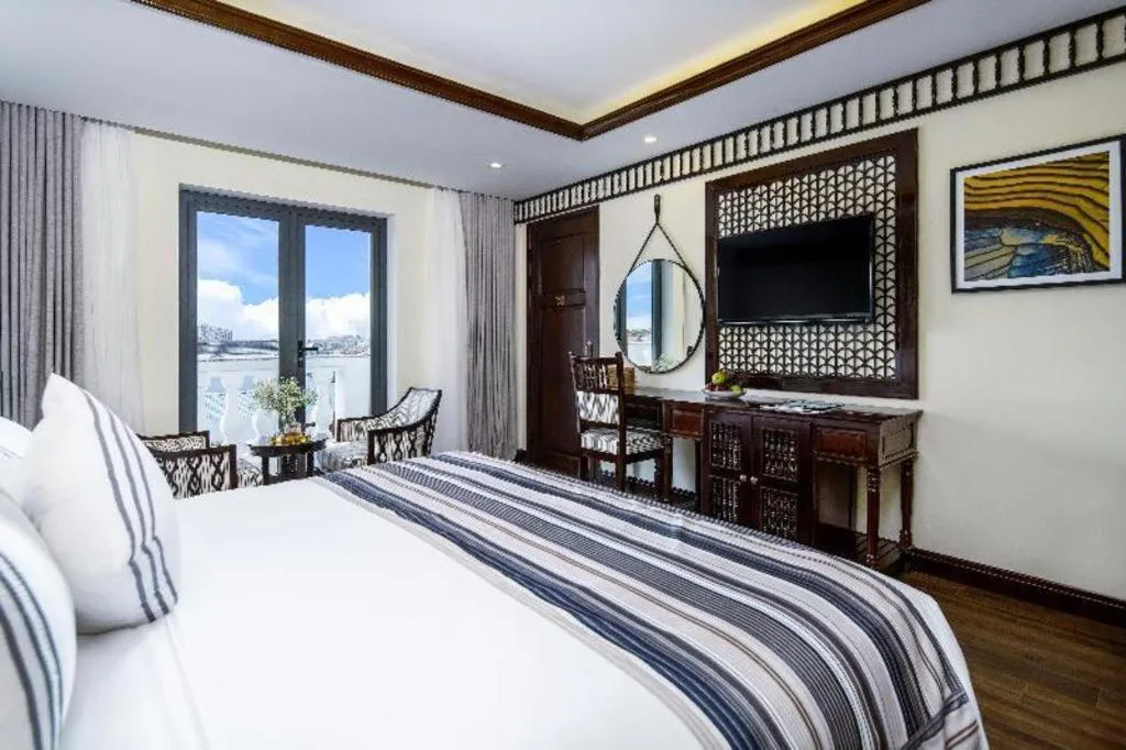 Bed in Le Pavillon Hoi An Paradise Hotel & Spa