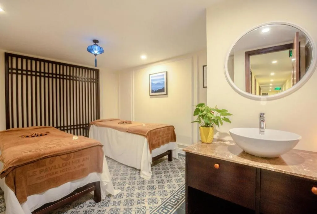 Bed in Le Pavillon Hoi An Paradise Hotel & Spa