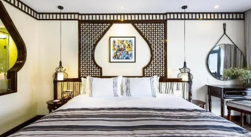 Bed in Le Pavillon Hoi An Paradise Hotel & Spa