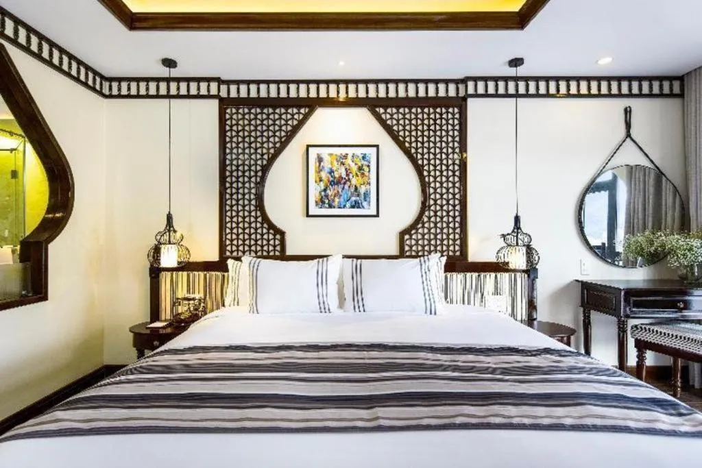 Bed in Le Pavillon Hoi An Paradise Hotel & Spa