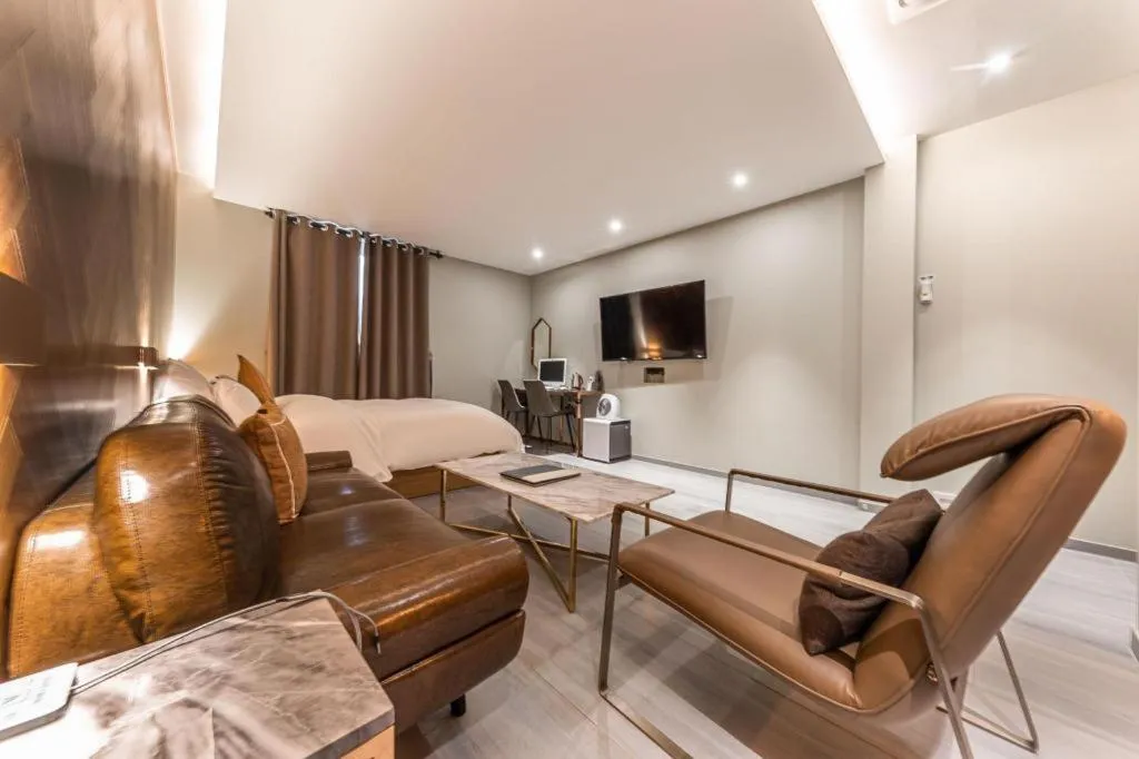 Bed in Cheongju Maryjane Hotel