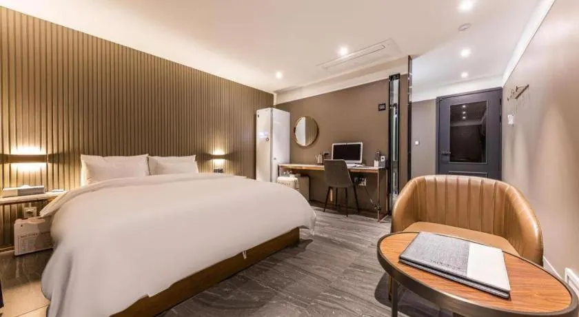 Bed in Cheongju Maryjane Hotel