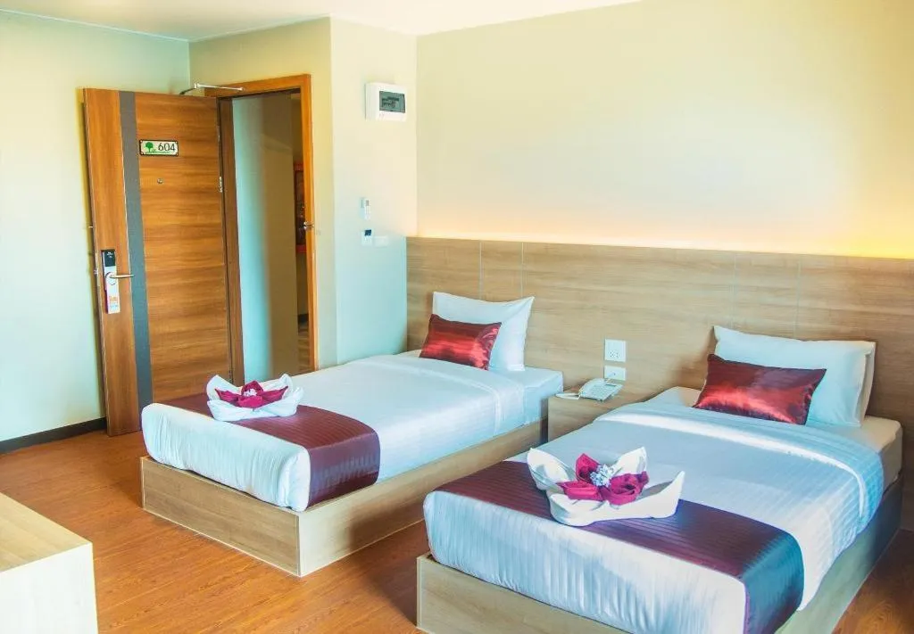 Bed in ATK HATYAI HOTEL