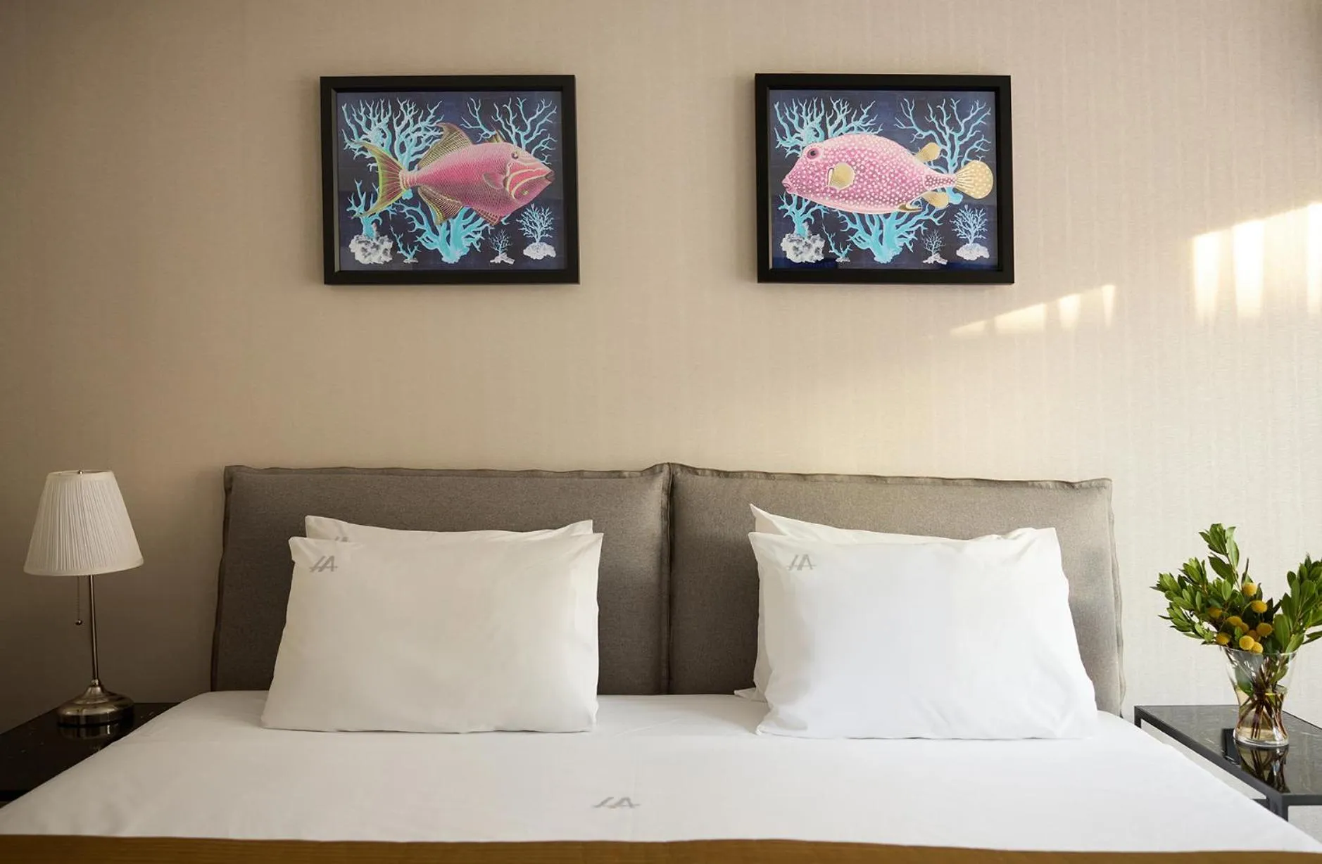 Bed in Astor Hotel Athens