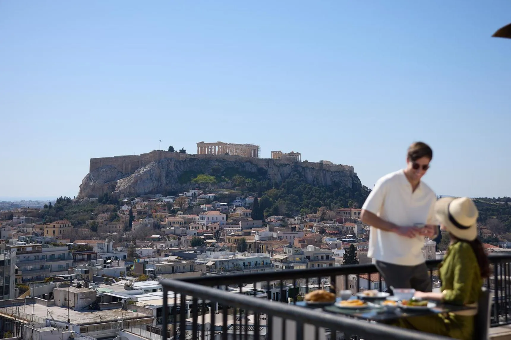 Landmark view in Astor Hotel Athens