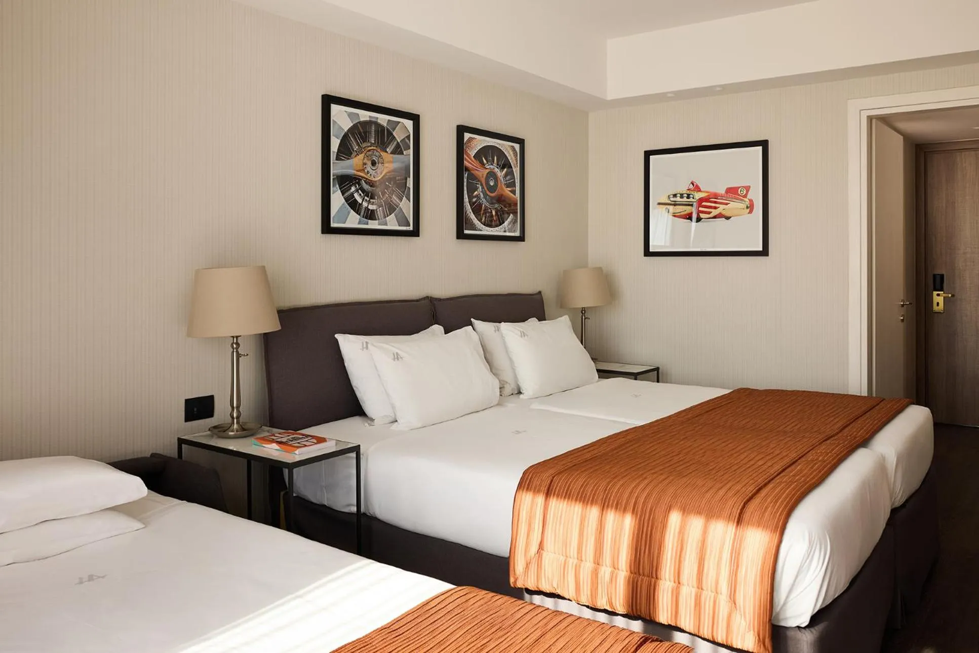 Bed in Astor Hotel Athens