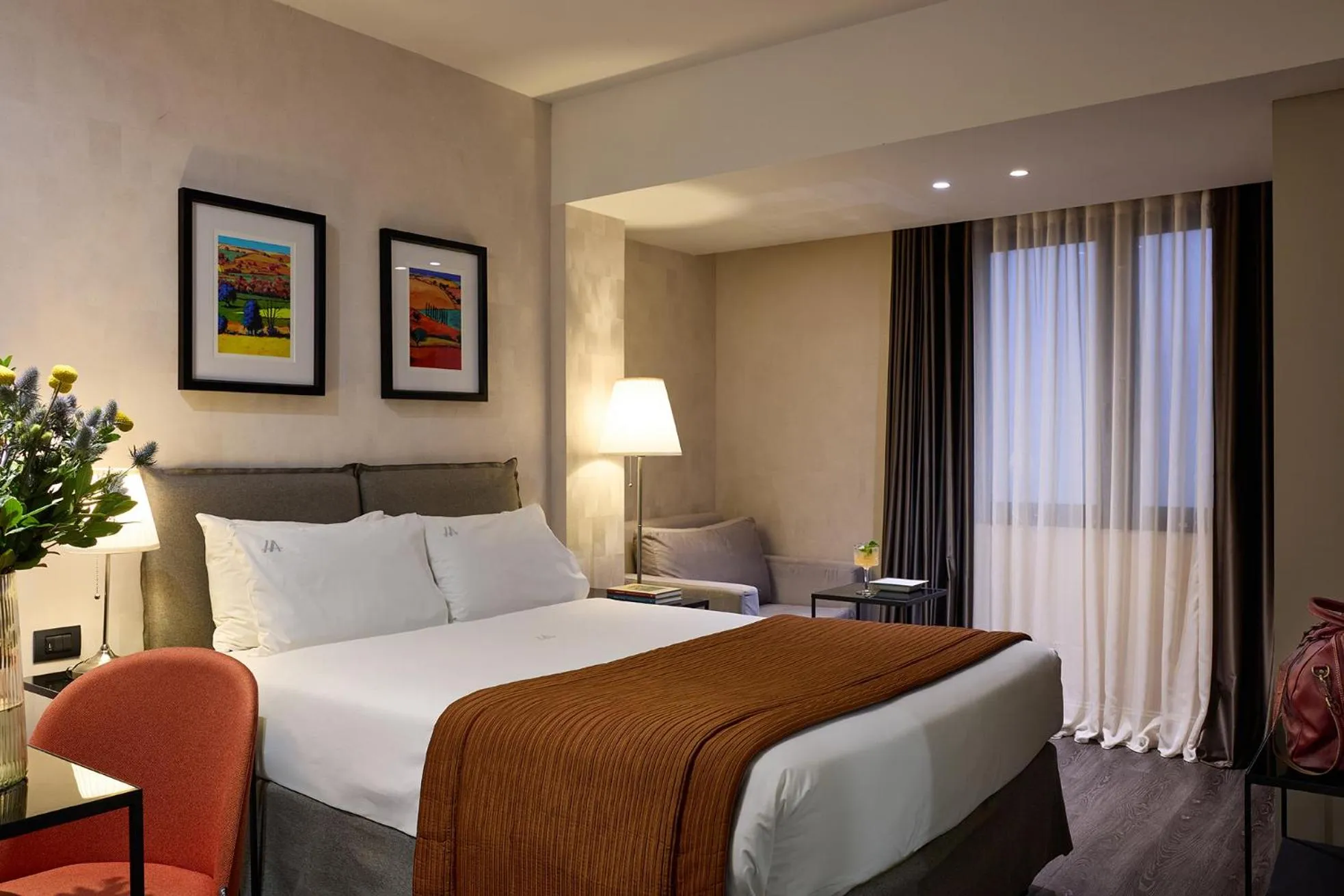 Bed in Astor Hotel Athens