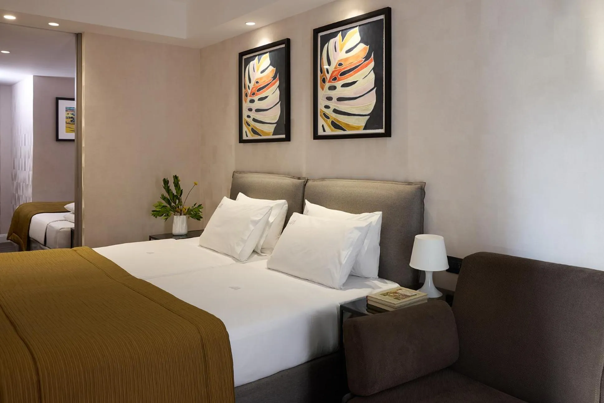 Bed in Astor Hotel Athens