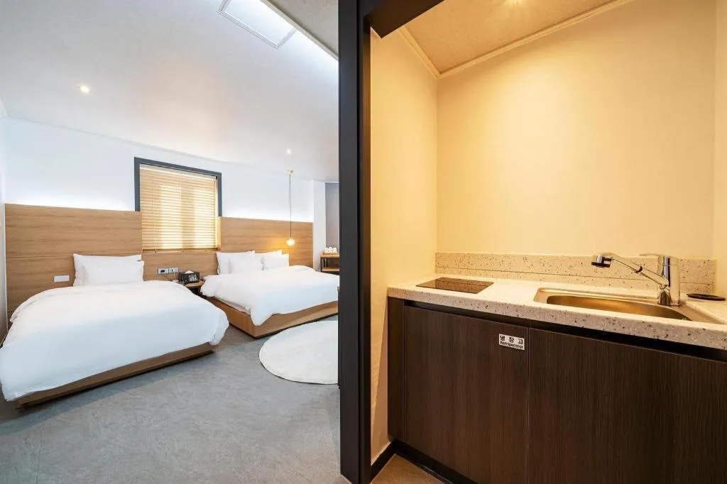 Bed in No 25 Hotel Songtan