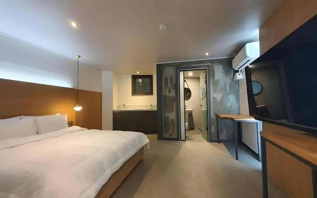 Bed in No 25 Hotel Songtan