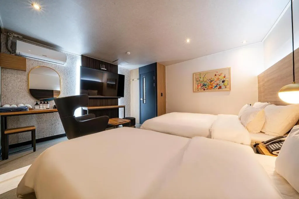 Bed in No 25 Hotel Songtan