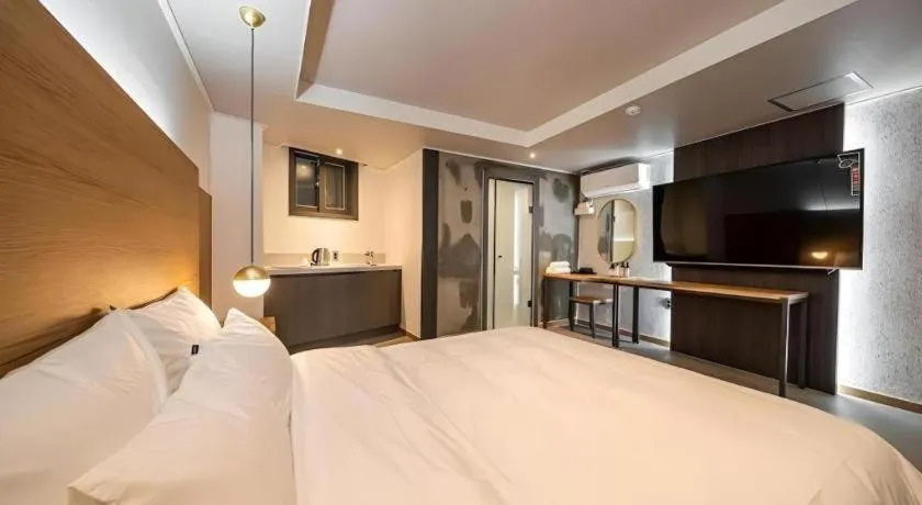 Bed in No 25 Hotel Songtan