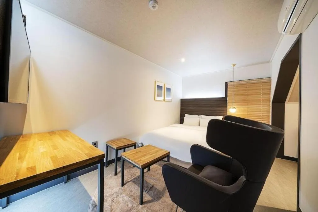 Bed in No 25 Hotel Songtan