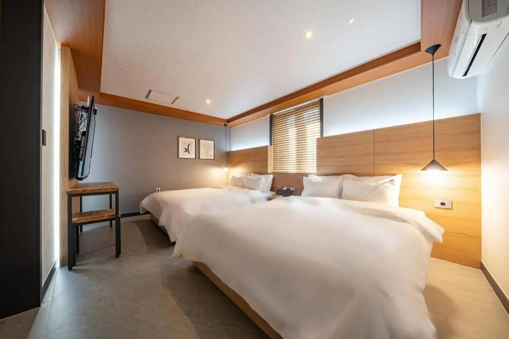 Bed in No 25 Hotel Songtan