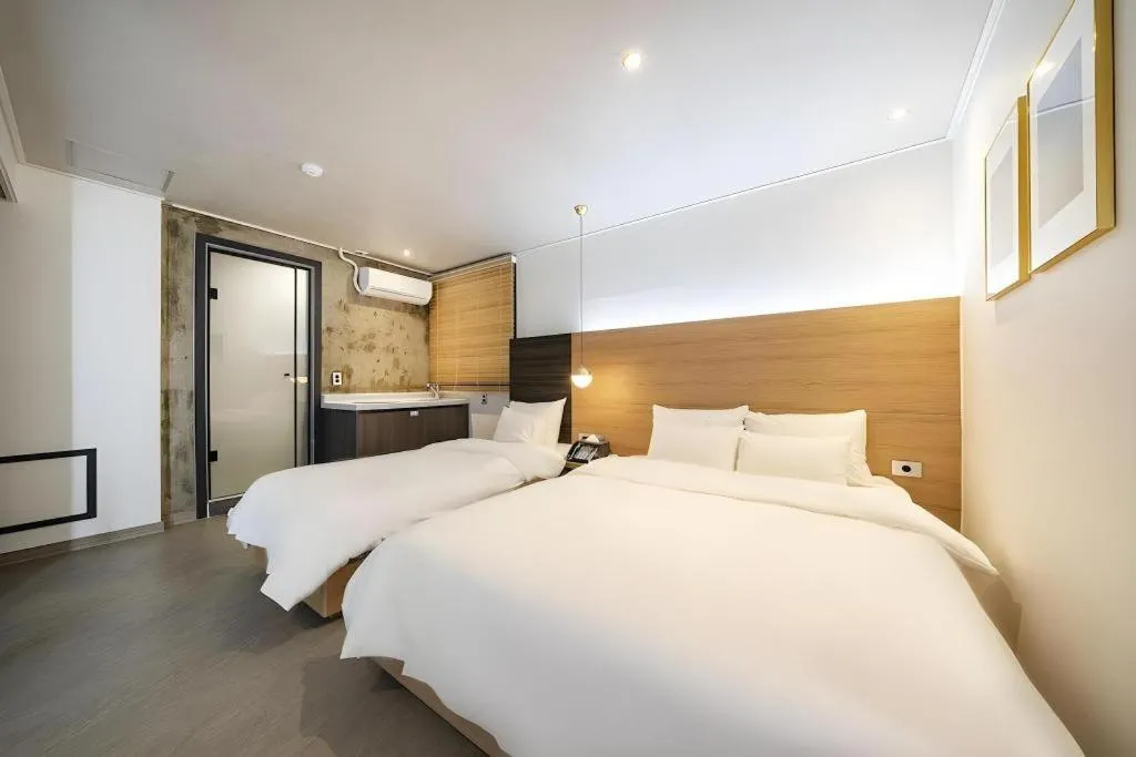 Bed in No 25 Hotel Songtan