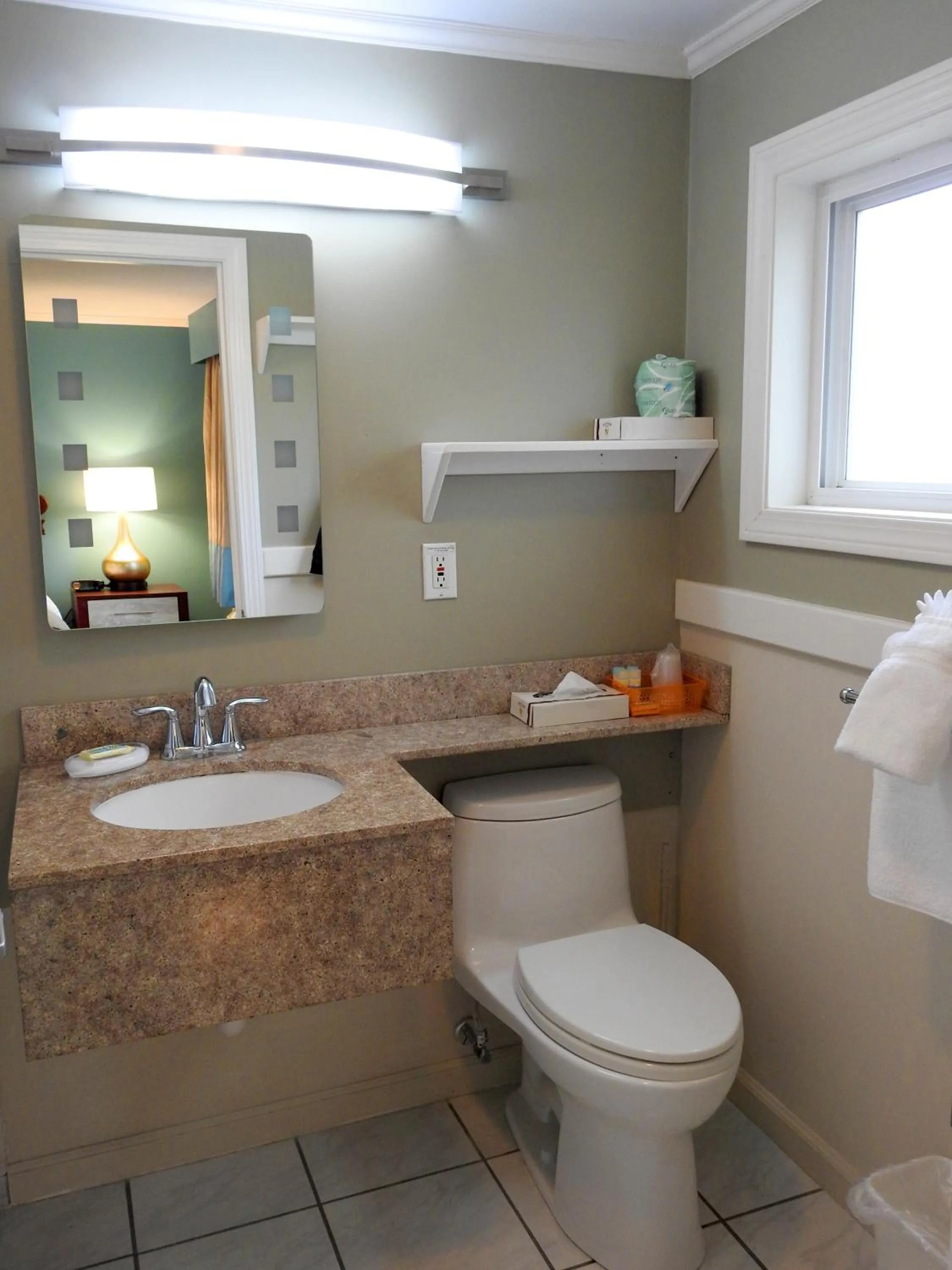 Toilet in SeaCoast Inn