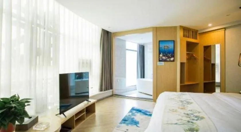 Bed in VX Dali Erhai Park Seascape Hotel