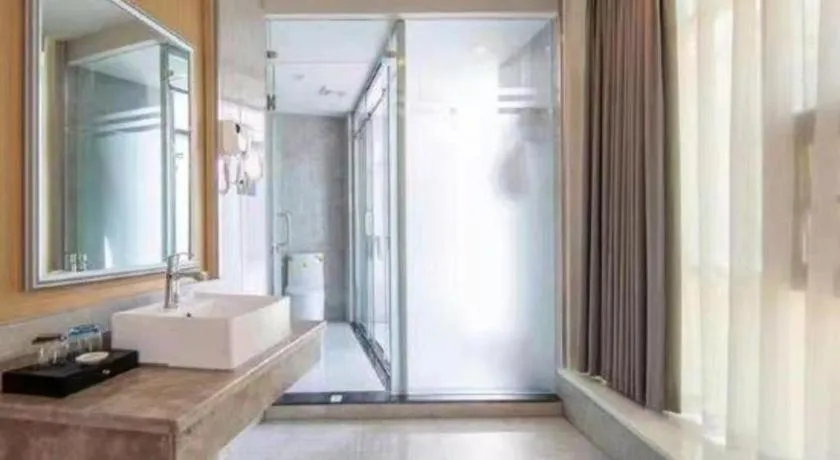 Bed in VX Dali Erhai Park Seascape Hotel