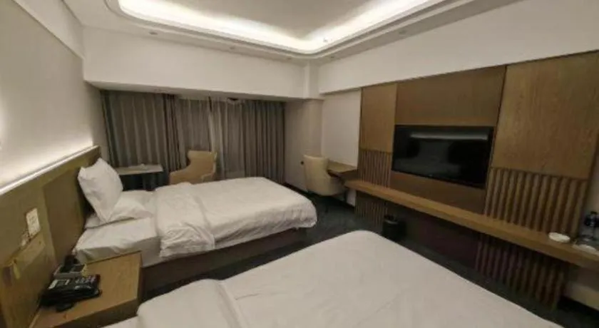 Bed in VX Dali Erhai Park Seascape Hotel