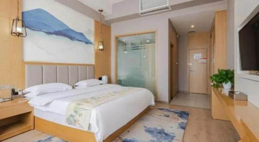 Bed in VX Dali Erhai Park Seascape Hotel