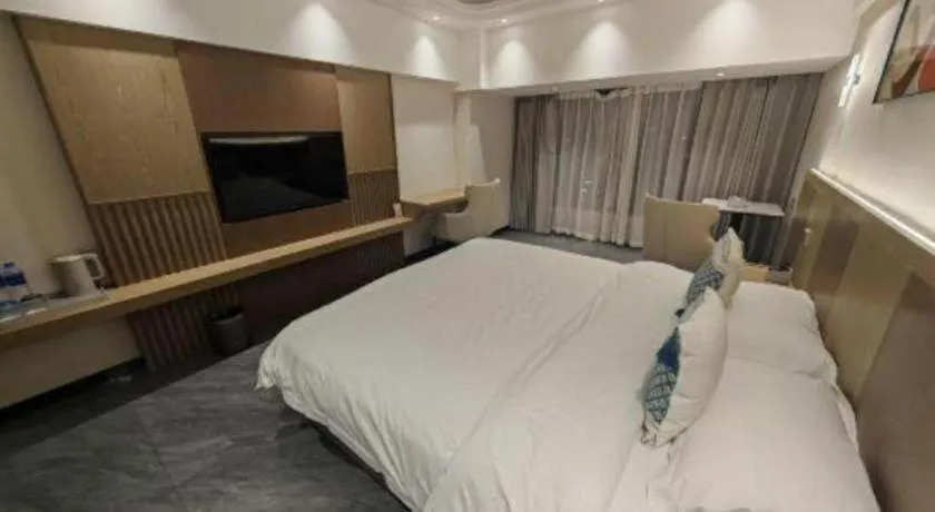 Bed in VX Dali Erhai Park Seascape Hotel